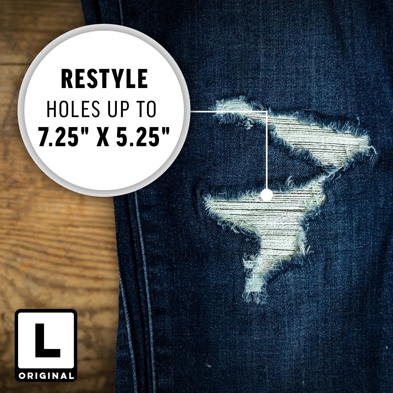  Customer reviews: Distressed Jean Patch